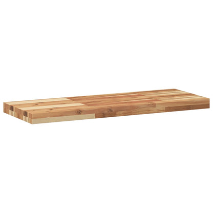 Mensole da Parete 2 pz 80x30x4 cm Legno Acacia Rifinito a Olio | homemem39