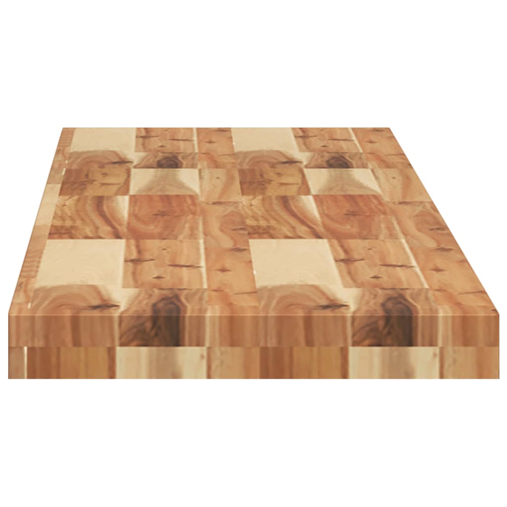 Mensole da Parete 4 pz 120x30x4 cm Legno Acacia Rifinito a Olio | homemem39