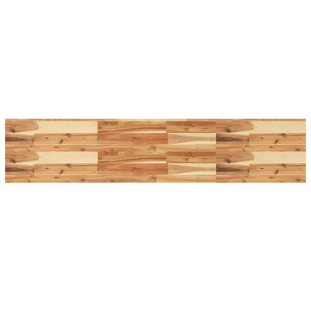 Mensole da Parete 4 pz 120x30x4 cm Legno Acacia Rifinito a Olio | homemem39