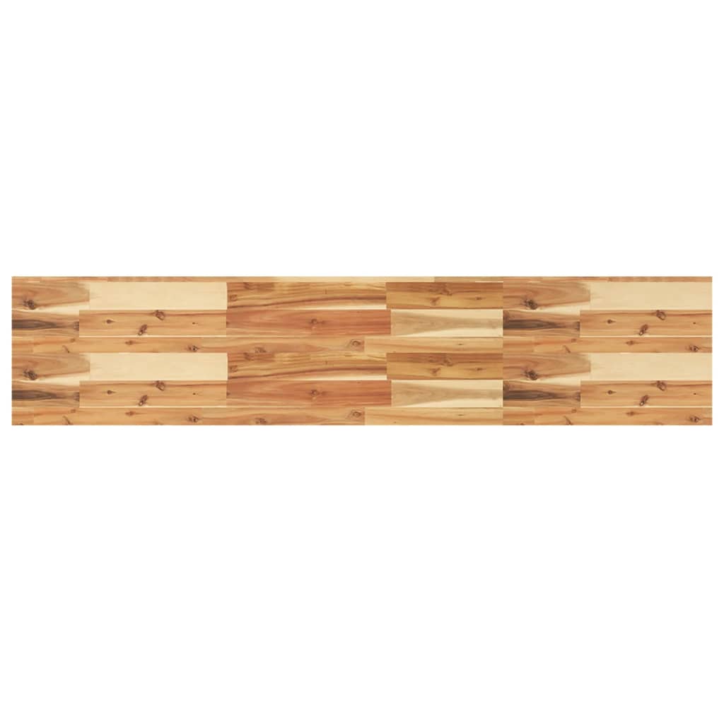 Ripiano a Parete 140x30x4cm Legno Massello Acacia Rifinito Olio | homemem39