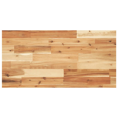 Ripiano a Parete 100x40x4cm Legno Massello Acacia Rifinito Olio | homemem39