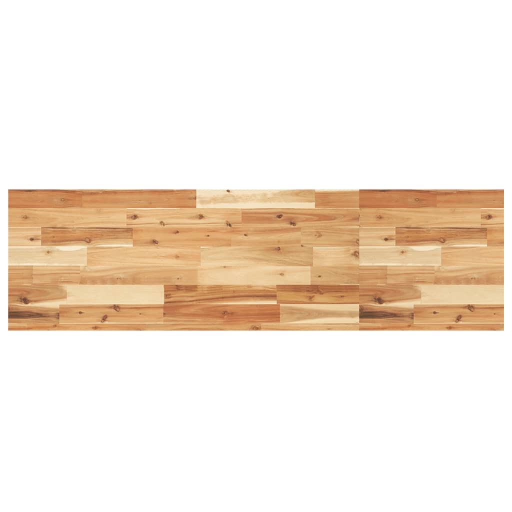 Ripiano a Parete 120x40x4cm Legno Massello Acacia Rifinito Olio | homemem39