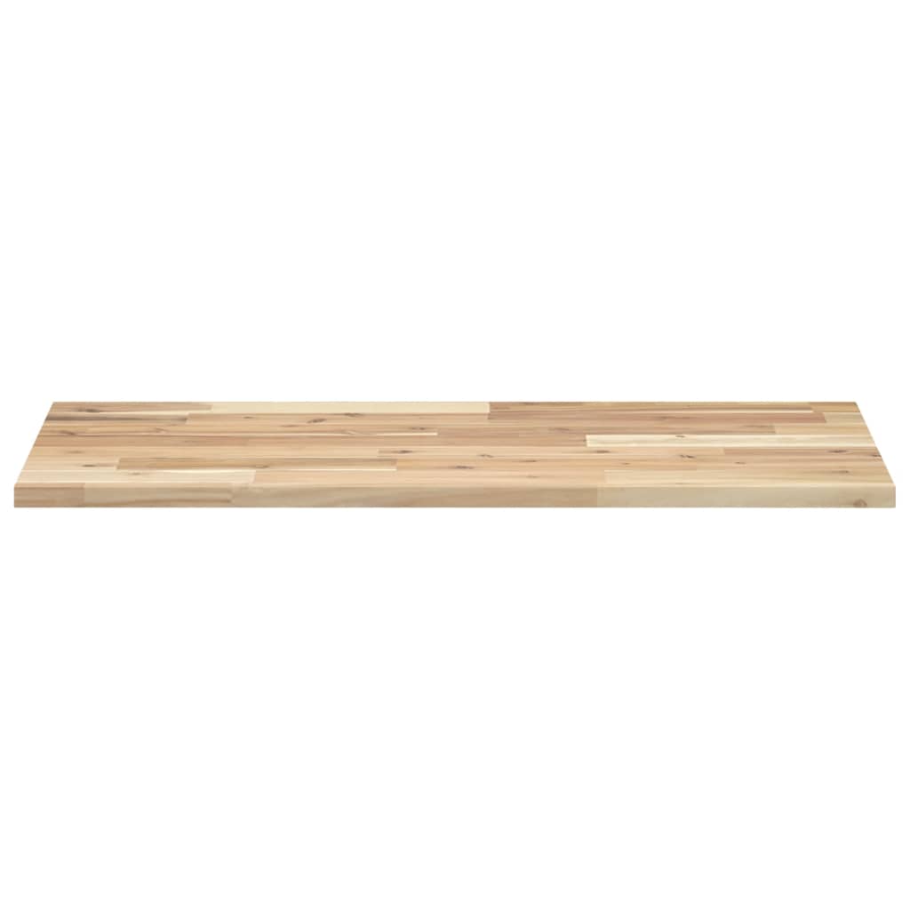 Piano da Bagno Non Trattato 80x40x2 cm Legno Massello di Acacia | homemem39