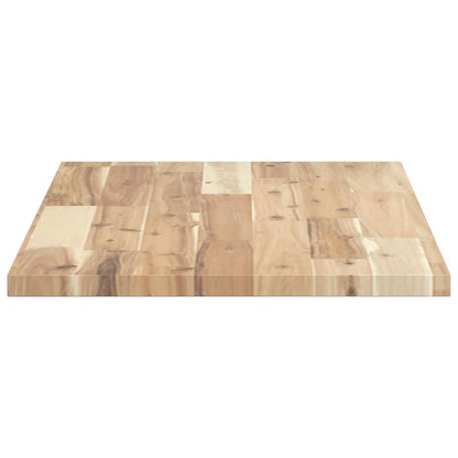 Piano da Bagno Non Trattato 80x40x2 cm Legno Massello di Acacia