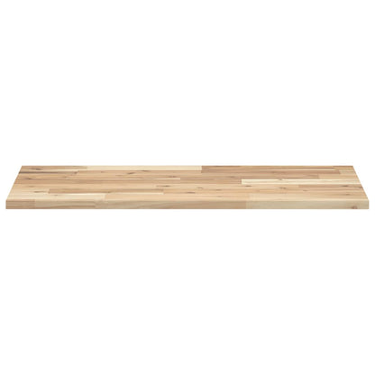 Piano da Bagno Non Trattato Legno Massello di Acacia