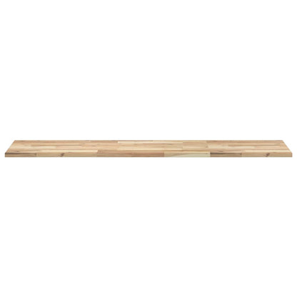 Piano da Bagno Non Trattato 120x40x2cm Legno Massello di Acacia | homemem39