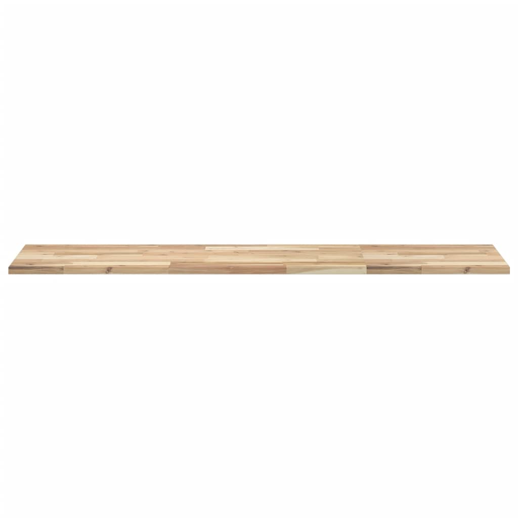 Piano da Bagno Non Trattato 140x40x2cm Legno Massello di Acacia | homemem39
