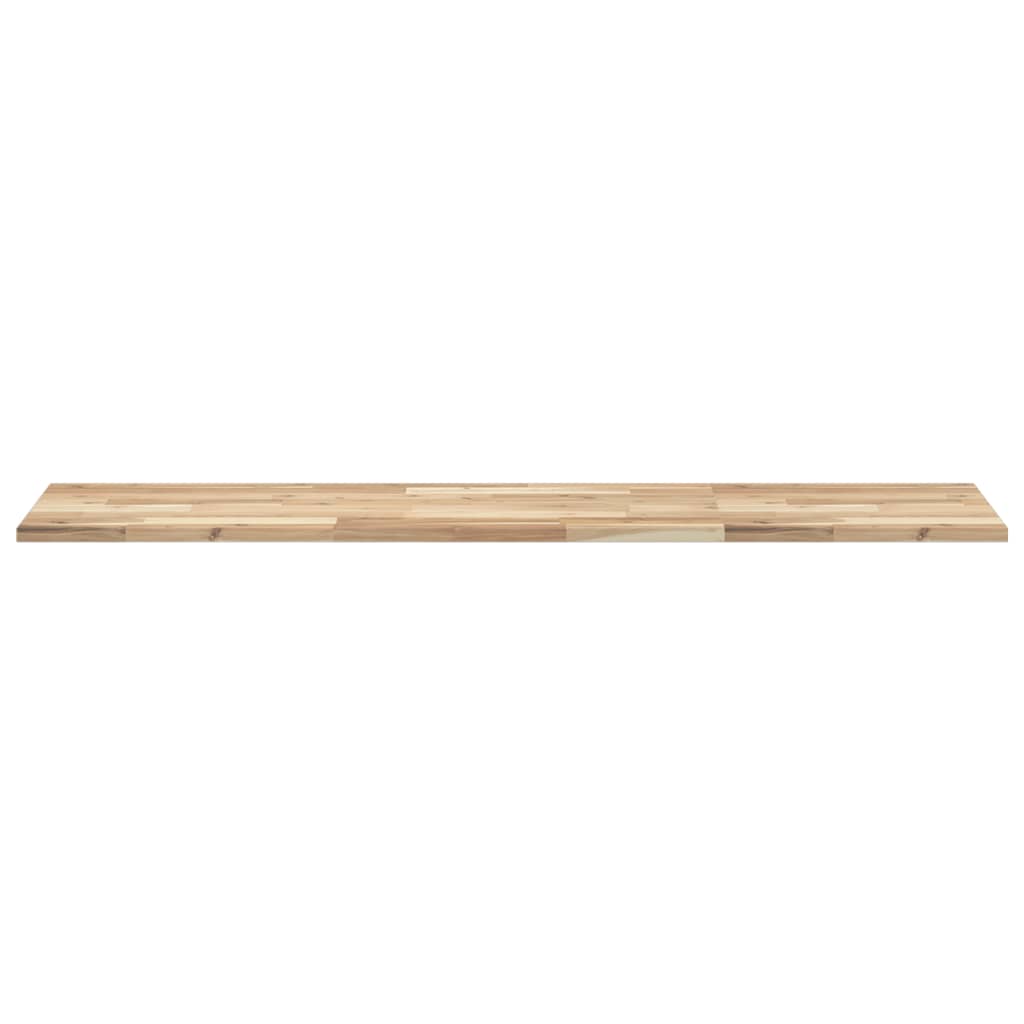 Piano da Bagno Non Trattato 160x40x2cm Legno Massello di Acacia | homemem39
