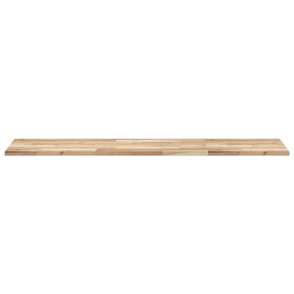 Piano da Bagno Non Trattato 160x40x2cm Legno Massello di Acacia | homemem39