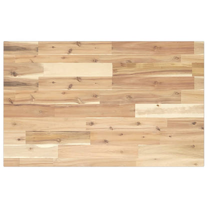 Piano da Bagno Non Trattato Legno Massello di Acacia