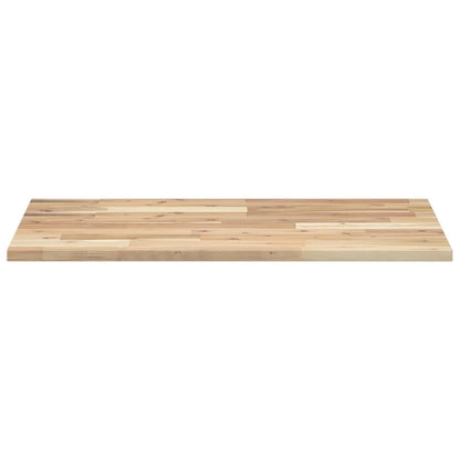 Piano da Bagno Non Trattato 60x50x2 cm Legno Massello di Acacia | homemem39