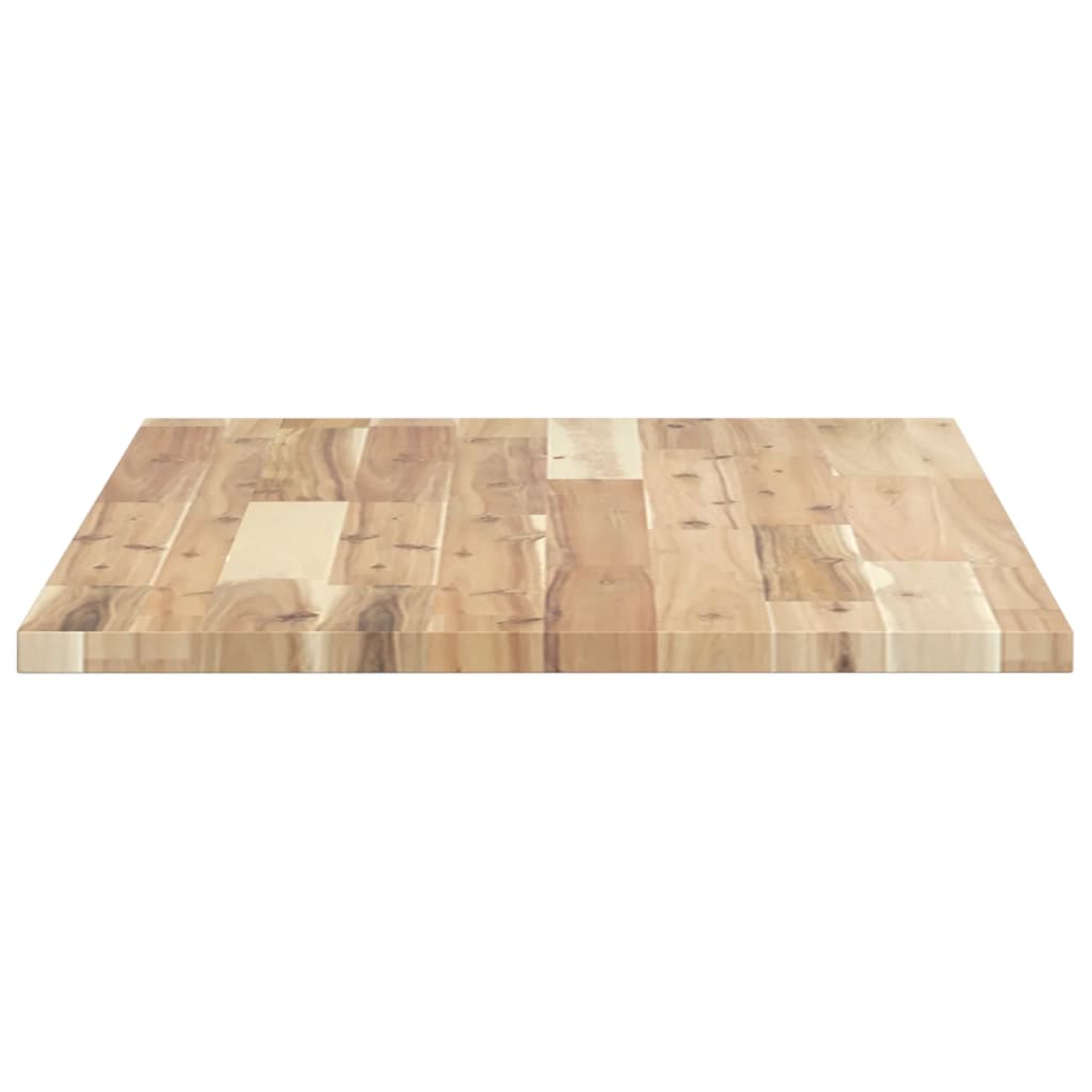 Piano da Bagno Non Trattato 60x50x2 cm Legno Massello di Acacia | homemem39
