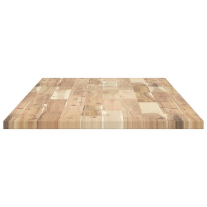 Piano da Bagno Non Trattato 120x50x2cm Legno Massello di Acacia