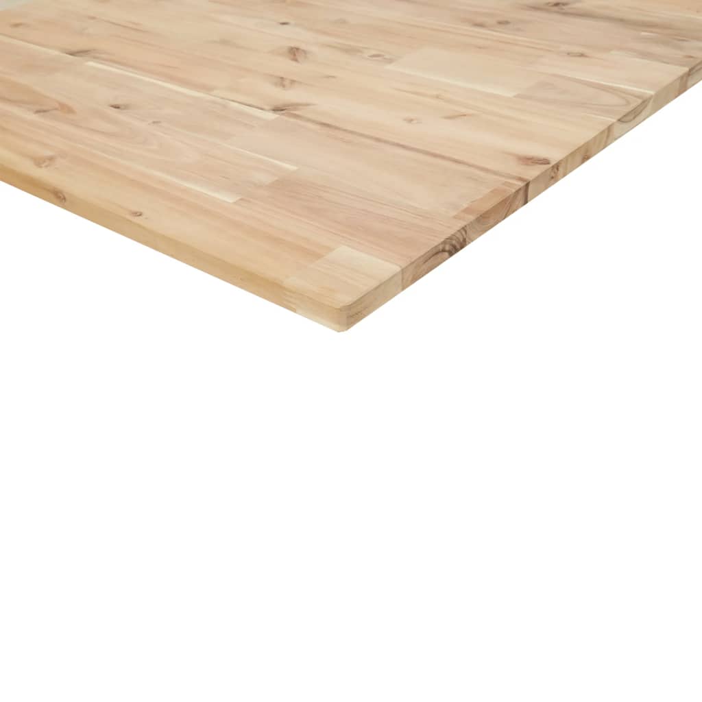 Piano da Bagno Non Trattato 120x50x2cm Legno Massello di Acacia