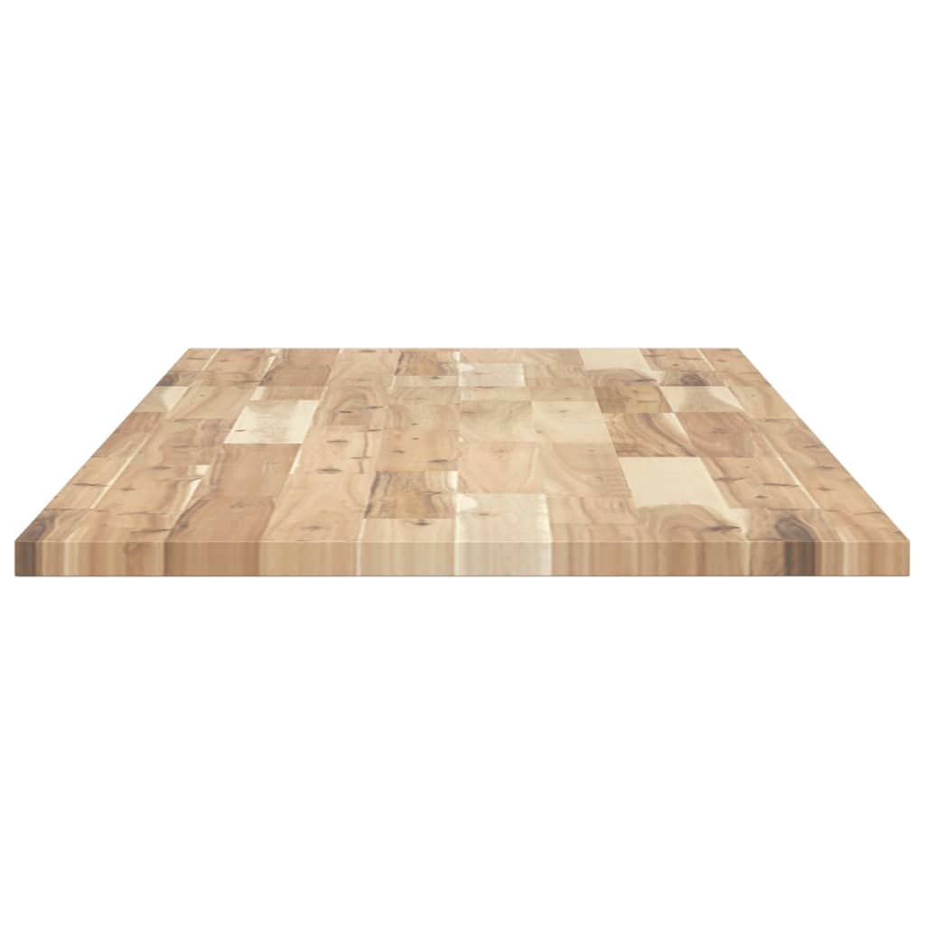 Piano da Bagno Non Trattato 140x50x2cm Legno Massello di Acacia