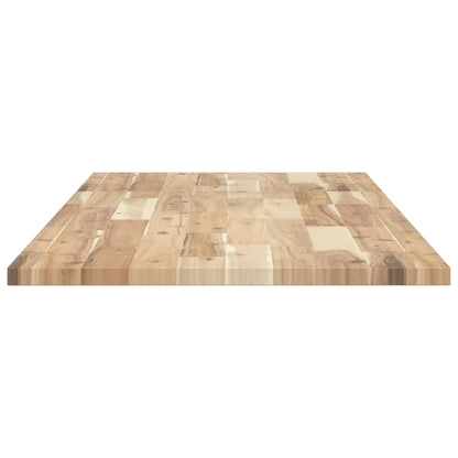 Piano da Bagno Non Trattato 140x50x2cm Legno Massello di Acacia