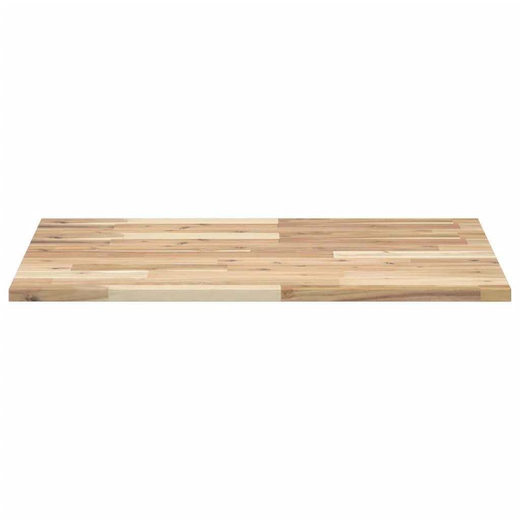 Piano da Bagno Non Trattato 100x60x2cm Legno Massello di Acacia | homemem39