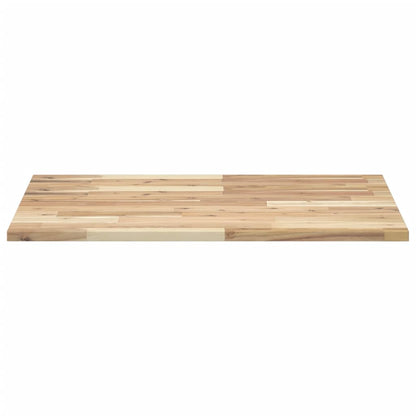 Piano da Bagno Non Trattato 100x60x2cm Legno Massello di Acacia | homemem39