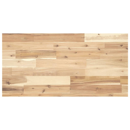 Piano da Bagno Non Trattato 80x40x4 cm Legno Massello di Acacia