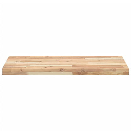 Piano da Bagno Non Trattato 140x50x4cm Legno Massello di Acacia | homemem39