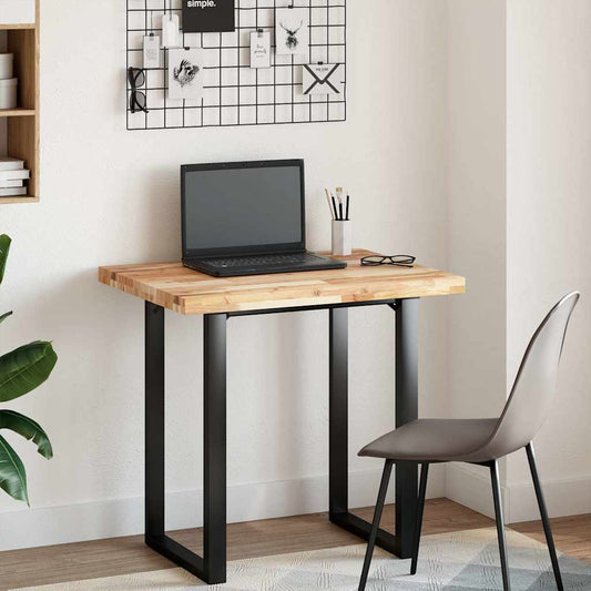 Piano da Bagno Non Trattato 100x60x4cm Legno Massello di Acacia | homemem39