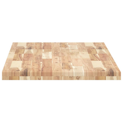 Piano da Bagno Non Trattato 140x60x4cm Legno Massello di Acacia