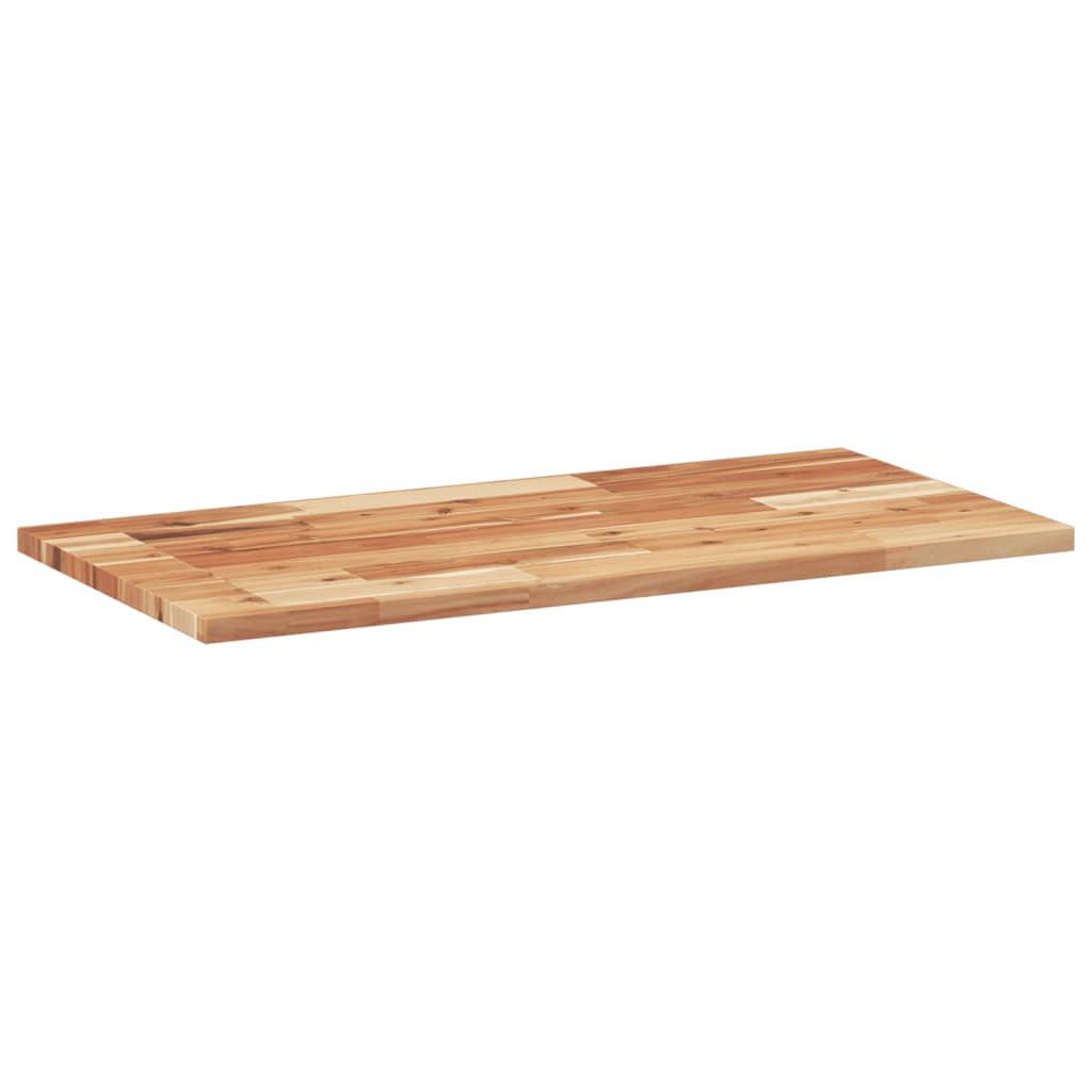 Piano da Bagno Finitura a Olio 80x40x2 cm in Legno di Acacia | homemem39