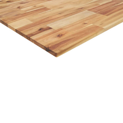 Piano da Bagno Finitura a Olio 80x40x2 cm in Legno di Acacia | homemem39