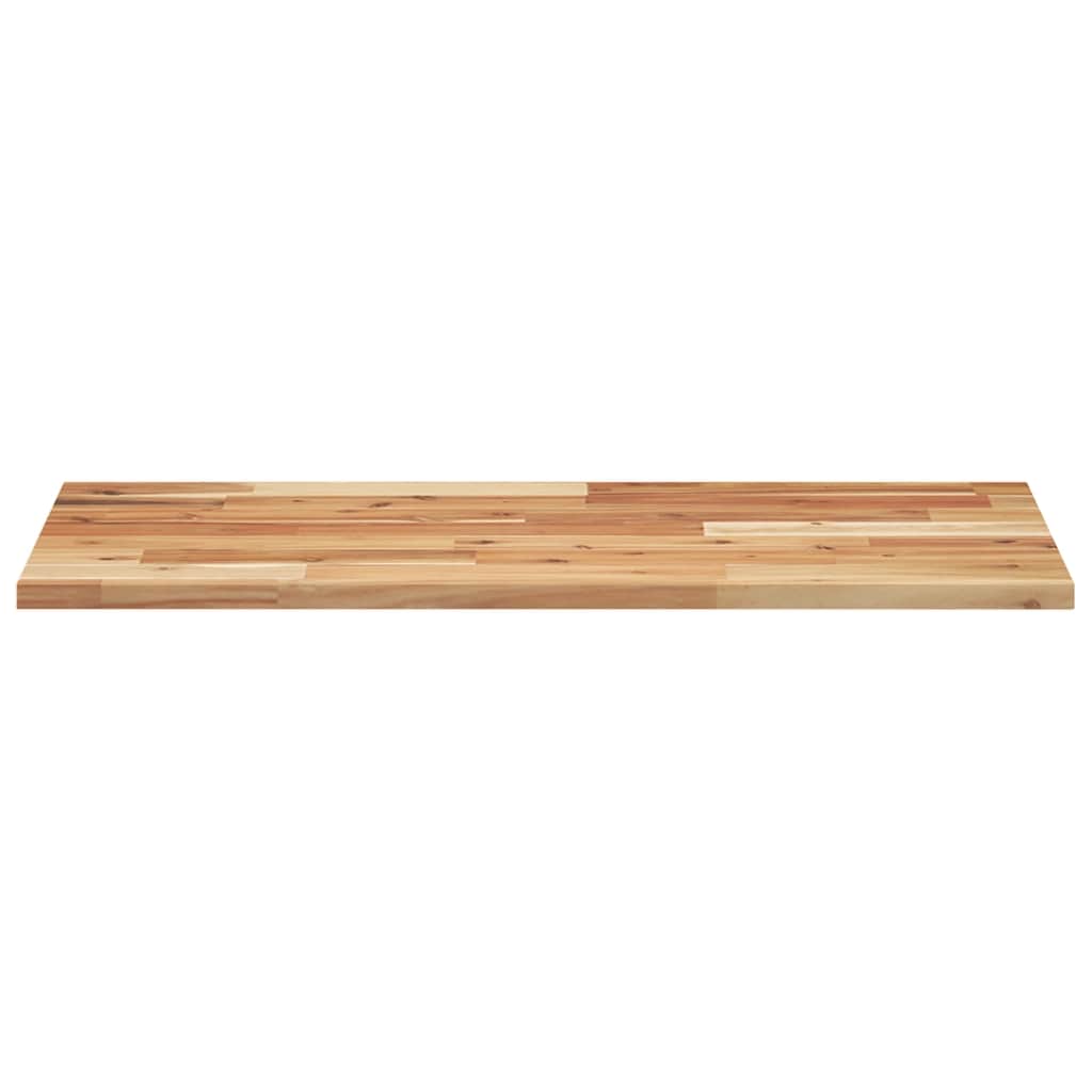 Piano da Bagno Finitura a Olio 100x40x2 cm in Legno di Acacia