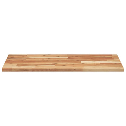 Piano da Bagno Finitura a Olio 100x50x2 cm in Legno di Acacia | homemem39