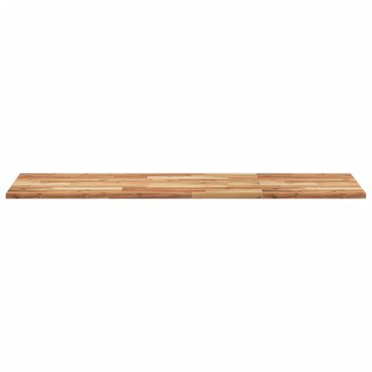 Piano da Bagno Finitura a Olio 120x50x2 cm in Legno di Acacia