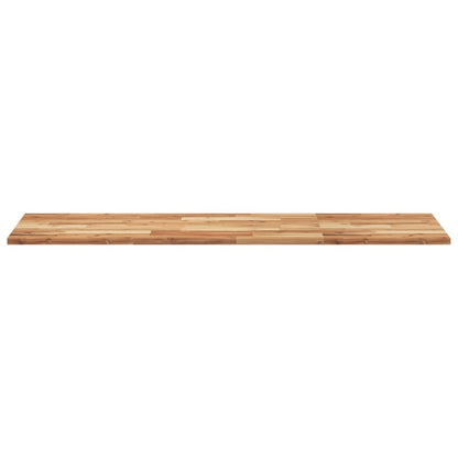 Piano da Bagno Finitura a Olio 140x50x2 cm in Legno di Acacia | homemem39