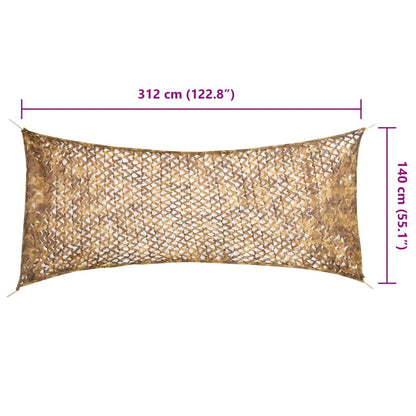 Rete Mimetica con Custodia di Conservazione 312x140 cm Sabbia | homemem39