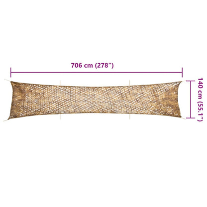 Rete Mimetica con Custodia di Conservazione 706x140 cm Sabbia | homemem39