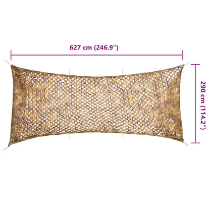 Rete Mimetica con Custodia di Conservazione 627x290 cm Sabbia | homemem39