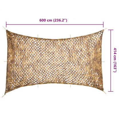 Rete Mimetica con Custodia di Conservazione 600x414 cm Sabbia | homemem39