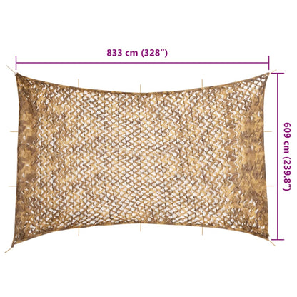 Rete Mimetica con Custodia di Conservazione 833x609 cm Sabbia | homemem39