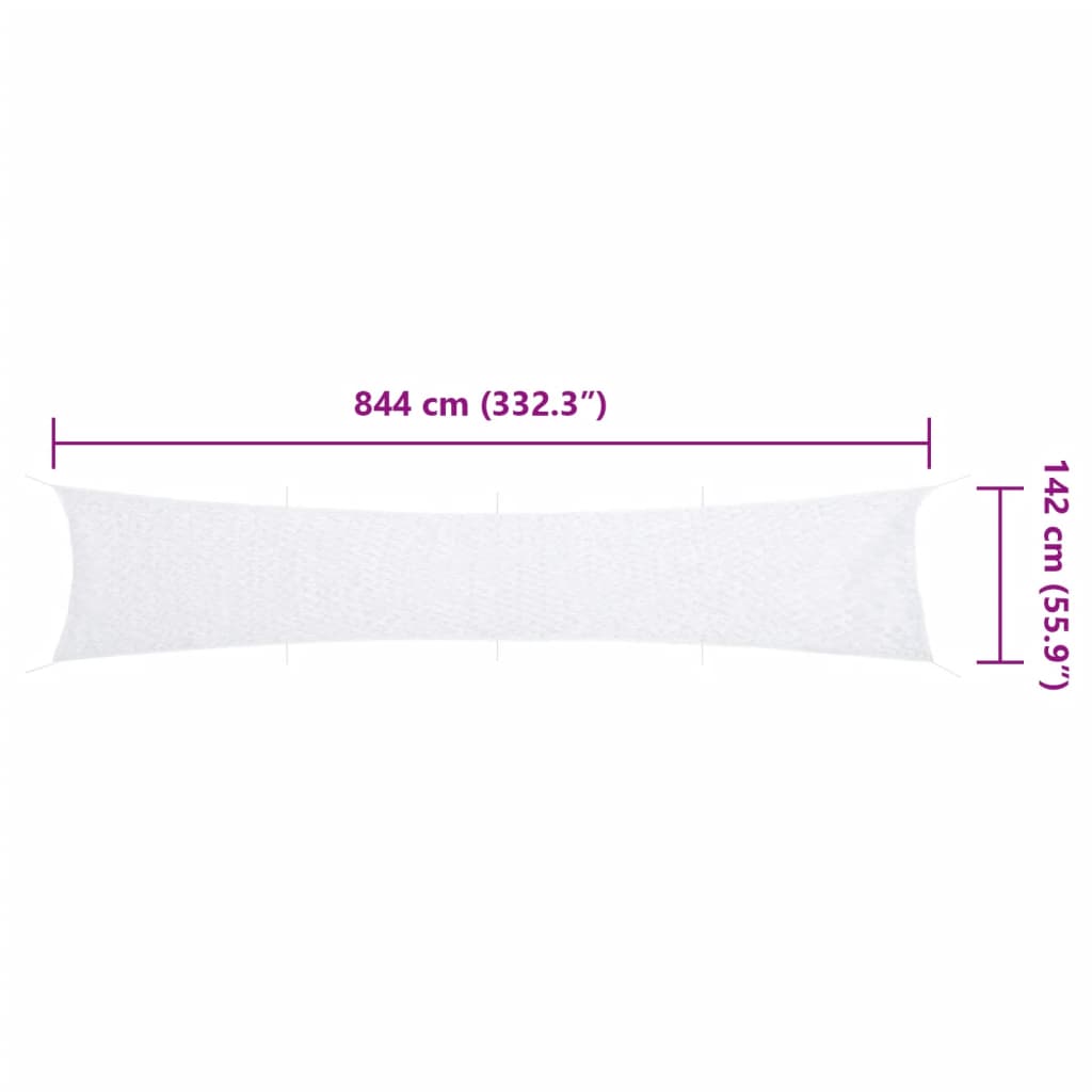 Rete Mimetica con Custodia di Conservazione 844x142 cm Bianca - homemem39