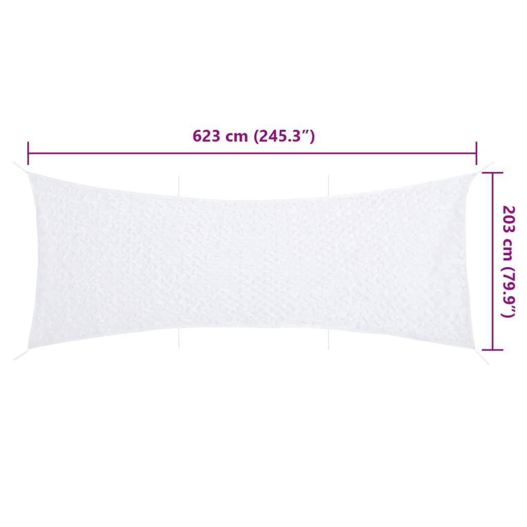 Rete Mimetica con Custodia di Conservazione 623x203 cm Bianca | homemem39