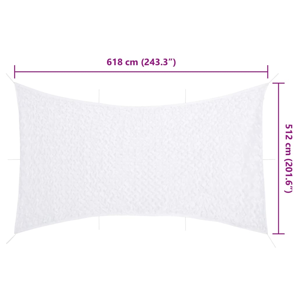 Rete Mimetica con Custodia di Conservazione 618x512 cm Bianca | homemem39