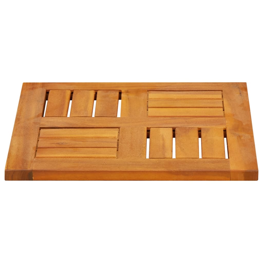Piano per Tavolo 40x40x2 cm Quadrato Legno Massello di Faggio | homemem39