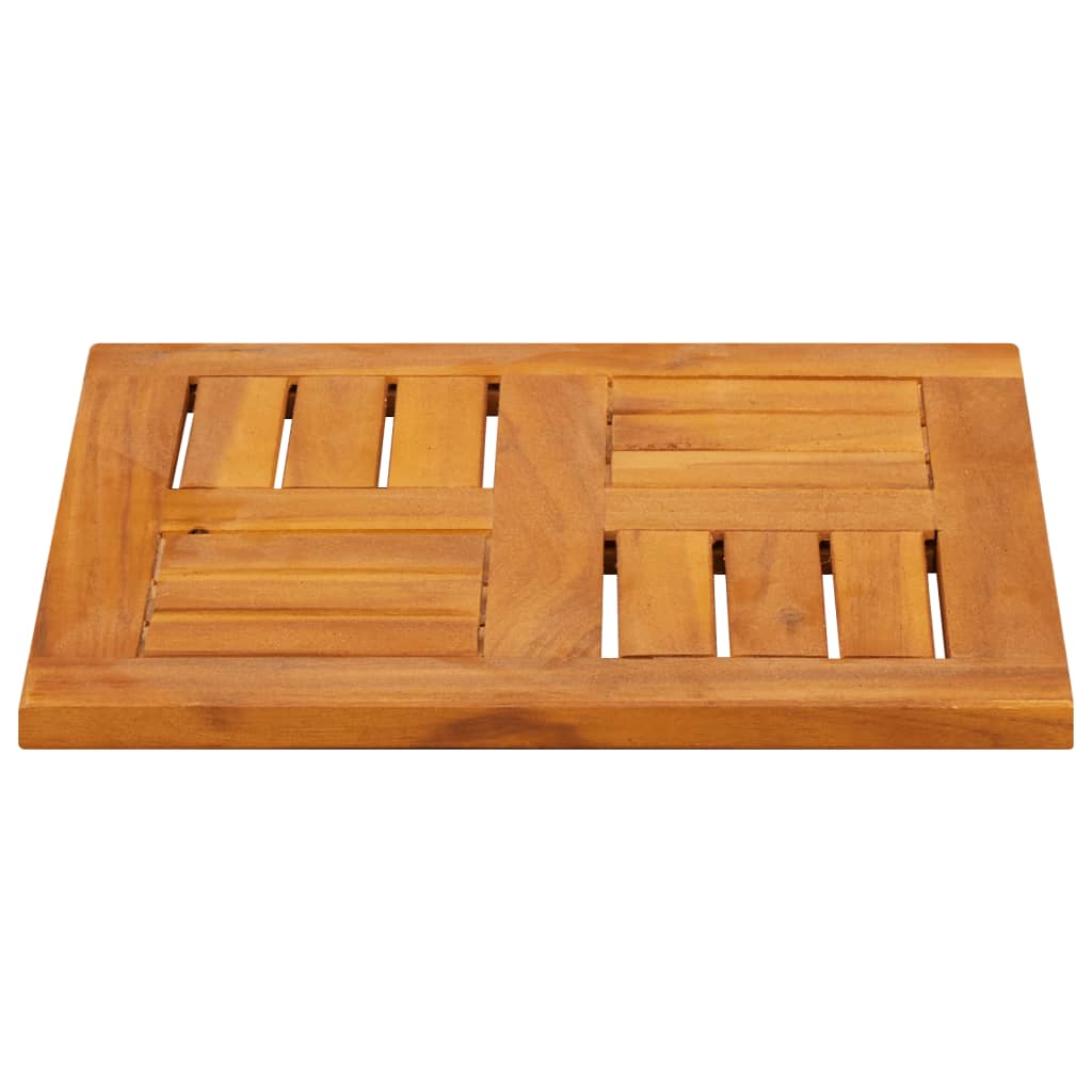 Piano per Tavolo 40x40x2 cm Quadrato Legno Massello di Faggio | homemem39