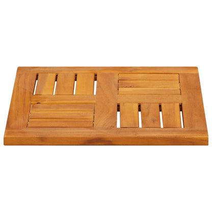 Piano per Tavolo 40x40x2 cm Quadrato Legno Massello di Faggio | homemem39