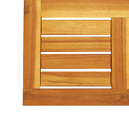 Piano per Tavolo 50x50x2 cm Quadrato Legno Massello di Acacia