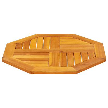 Piano per Tavolo 60x60x2 cm Ottagonale Legno Massello di Acacia | homemem39
