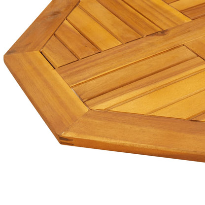 Piano per Tavolo 60x60x2 cm Ottagonale Legno Massello di Acacia | homemem39