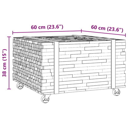 Tavolino da salotto Marrone 60 x 60 x 38 cm