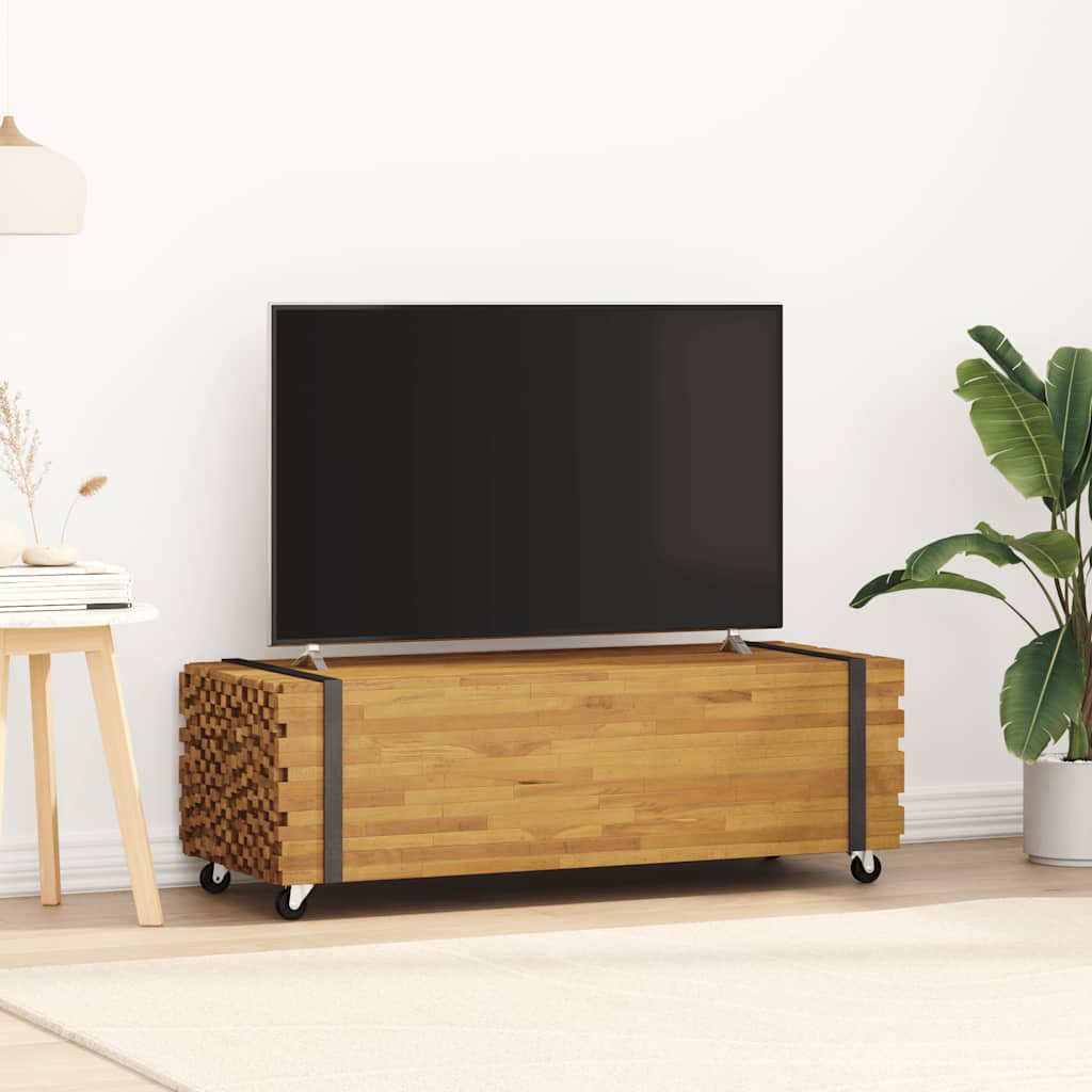 Tavolino da Salotto 110x45x35 cm in Legno Massello di Teak | homemem39