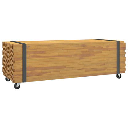 Tavolino da Salotto 110x45x35 cm in Legno Massello di Teak | homemem39