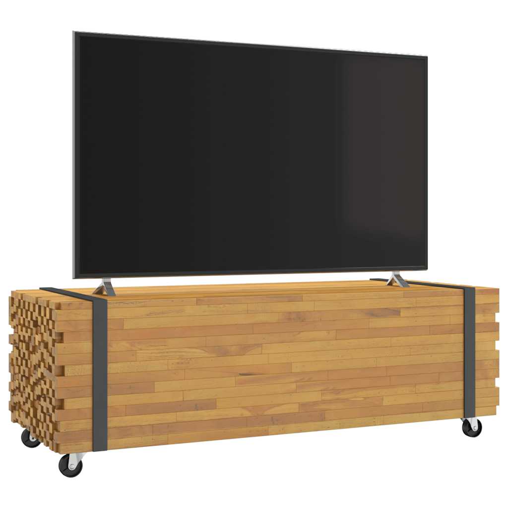 Tavolino da Salotto 110x45x35 cm in Legno Massello di Teak | homemem39